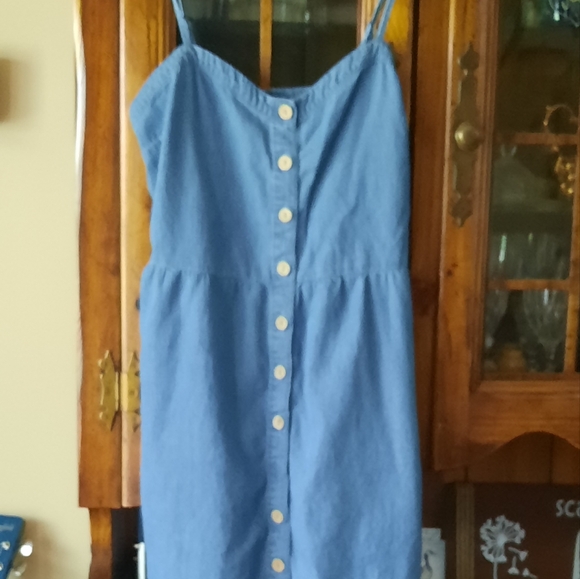 Vintage Denim Summer Short  Dress..Size Medium - Picture 12 of 13